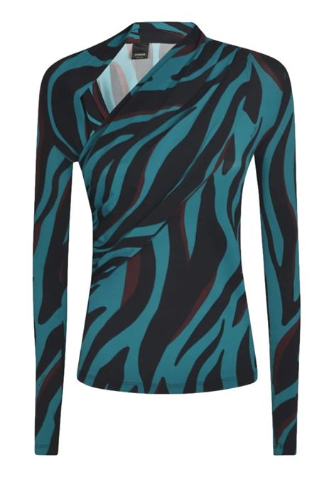 JERSEY SWEATER WITH DRAPE PINKO | sweaters | 102363 A1B9VNB